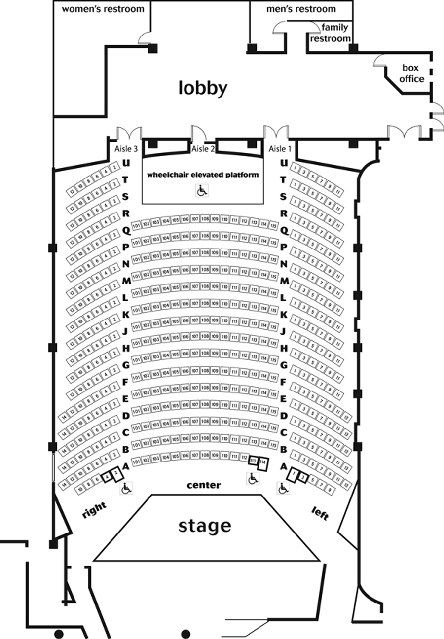 Arena Stage - Crystal City Seating Chart