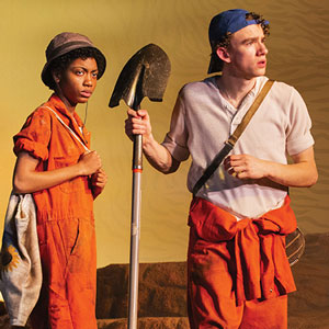 Holes at Baltimore Center Stage