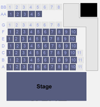 Bay Theatre Company Seating Chart