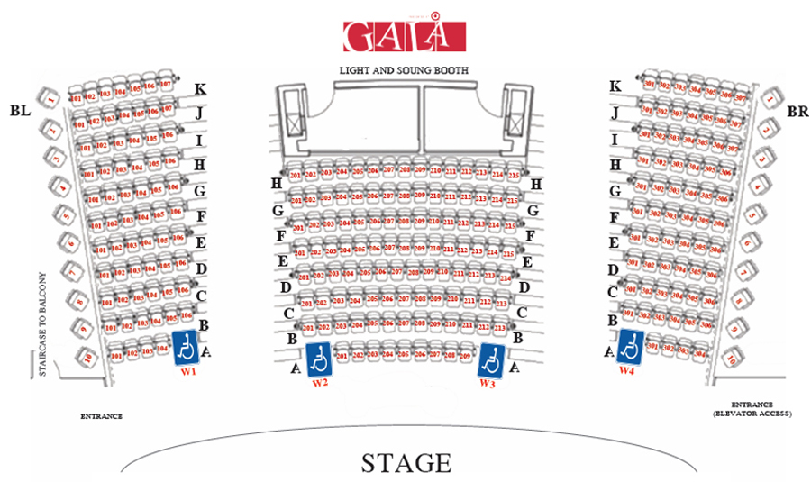 Gala Hispanic Theatre Seating Chart